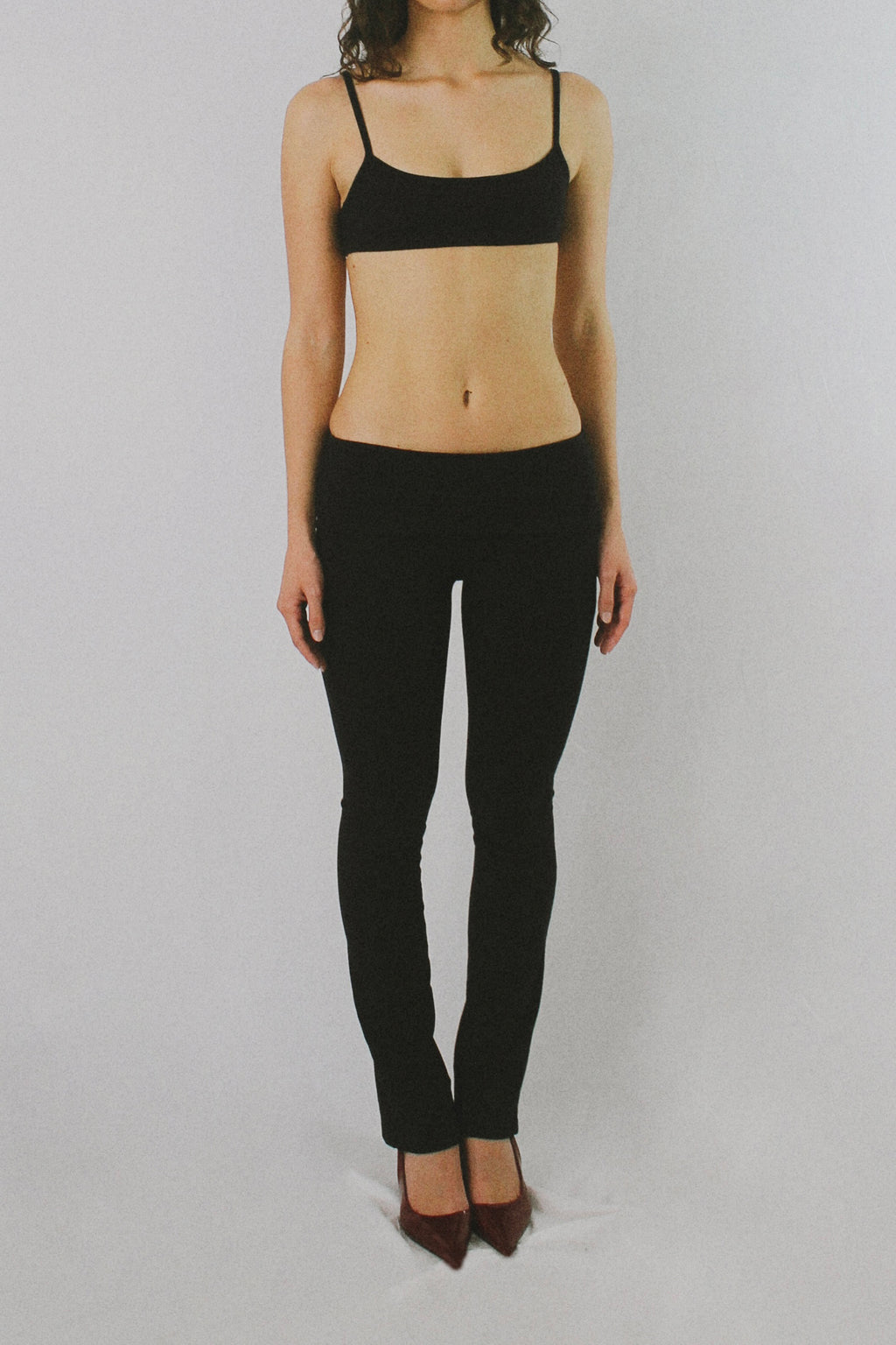 Organic Cotton Micro Bra Black