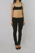 Organic Cotton Micro Bra Black