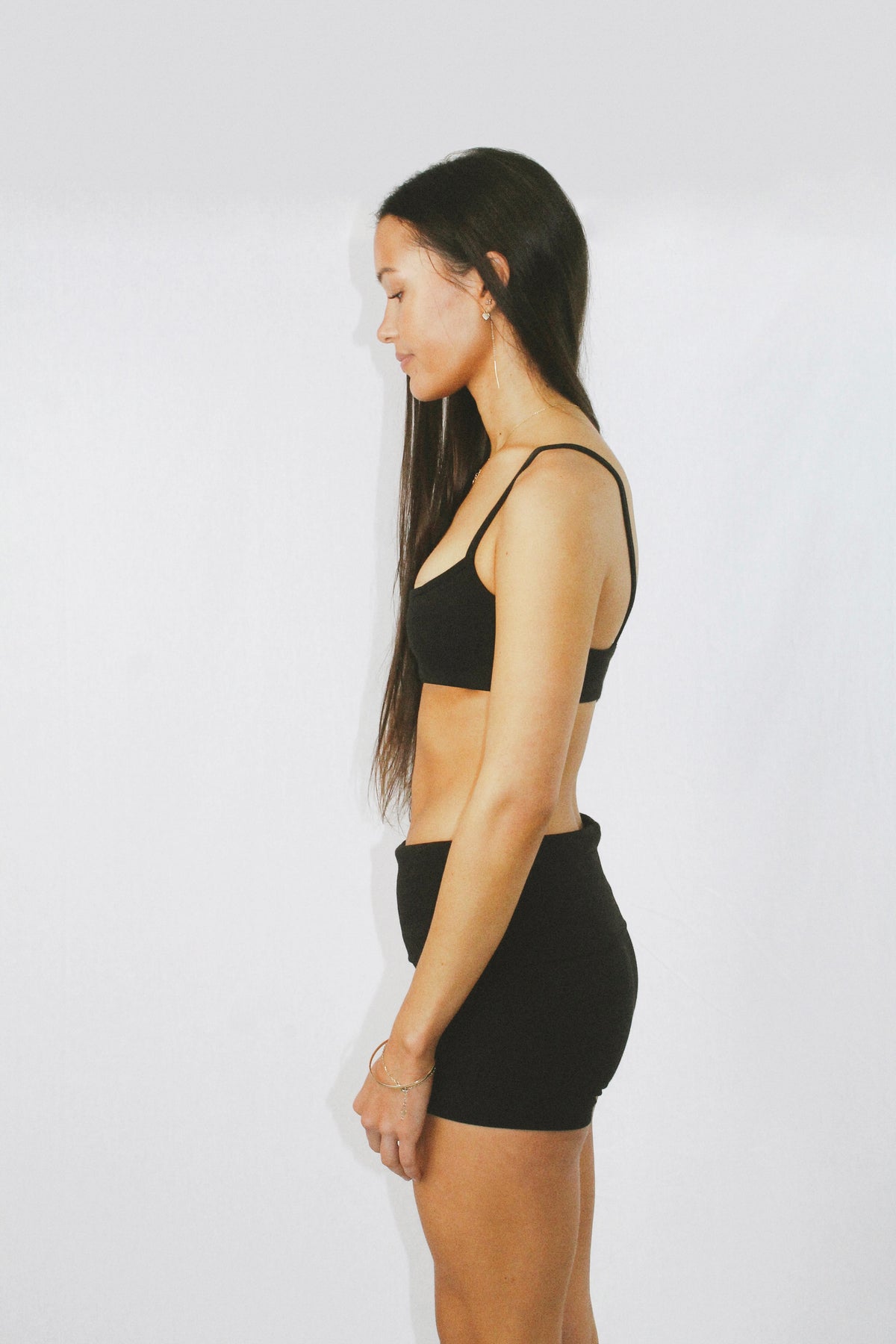 Organic Cotton Micro Bra Black