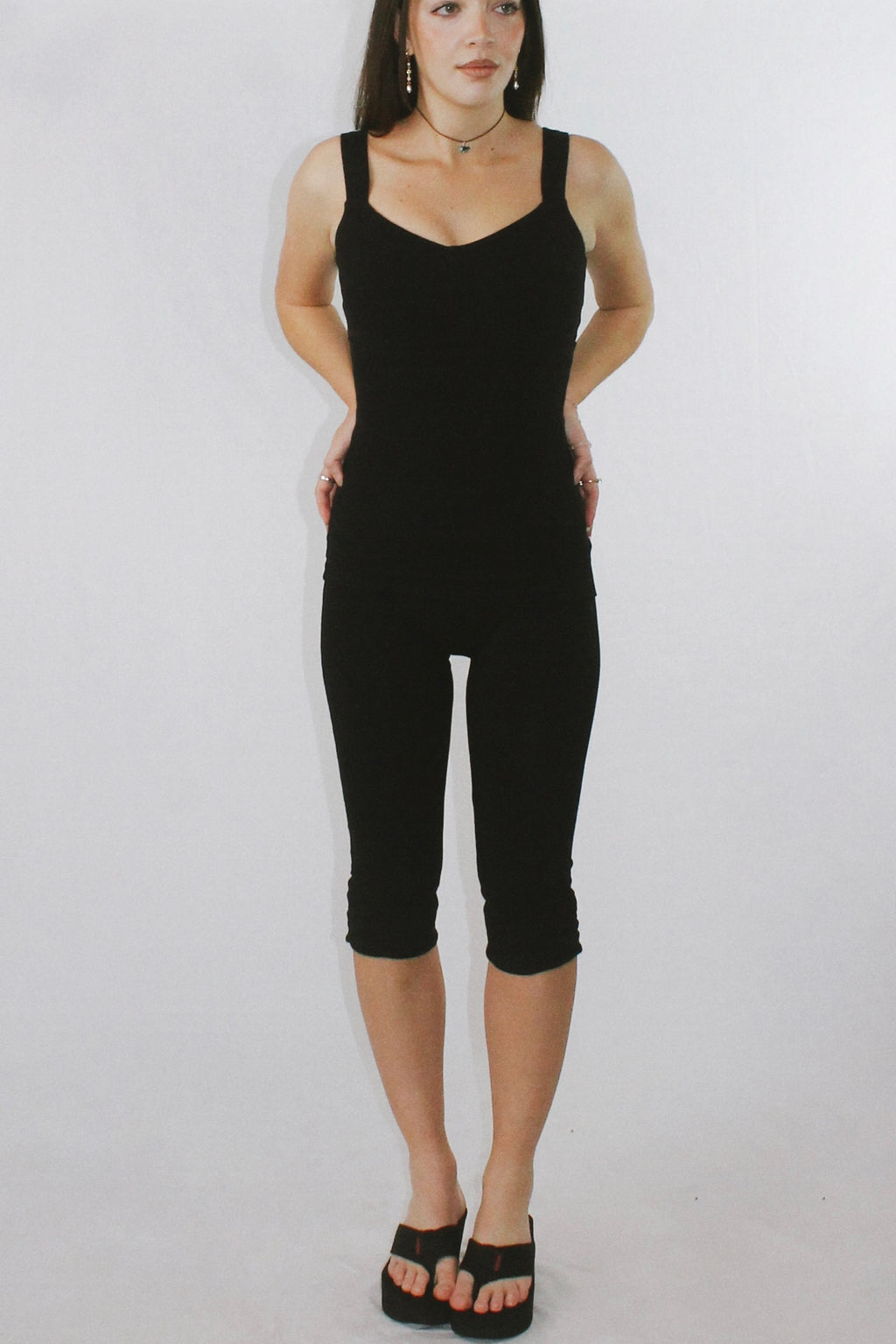 Organic Cotton Cami Black