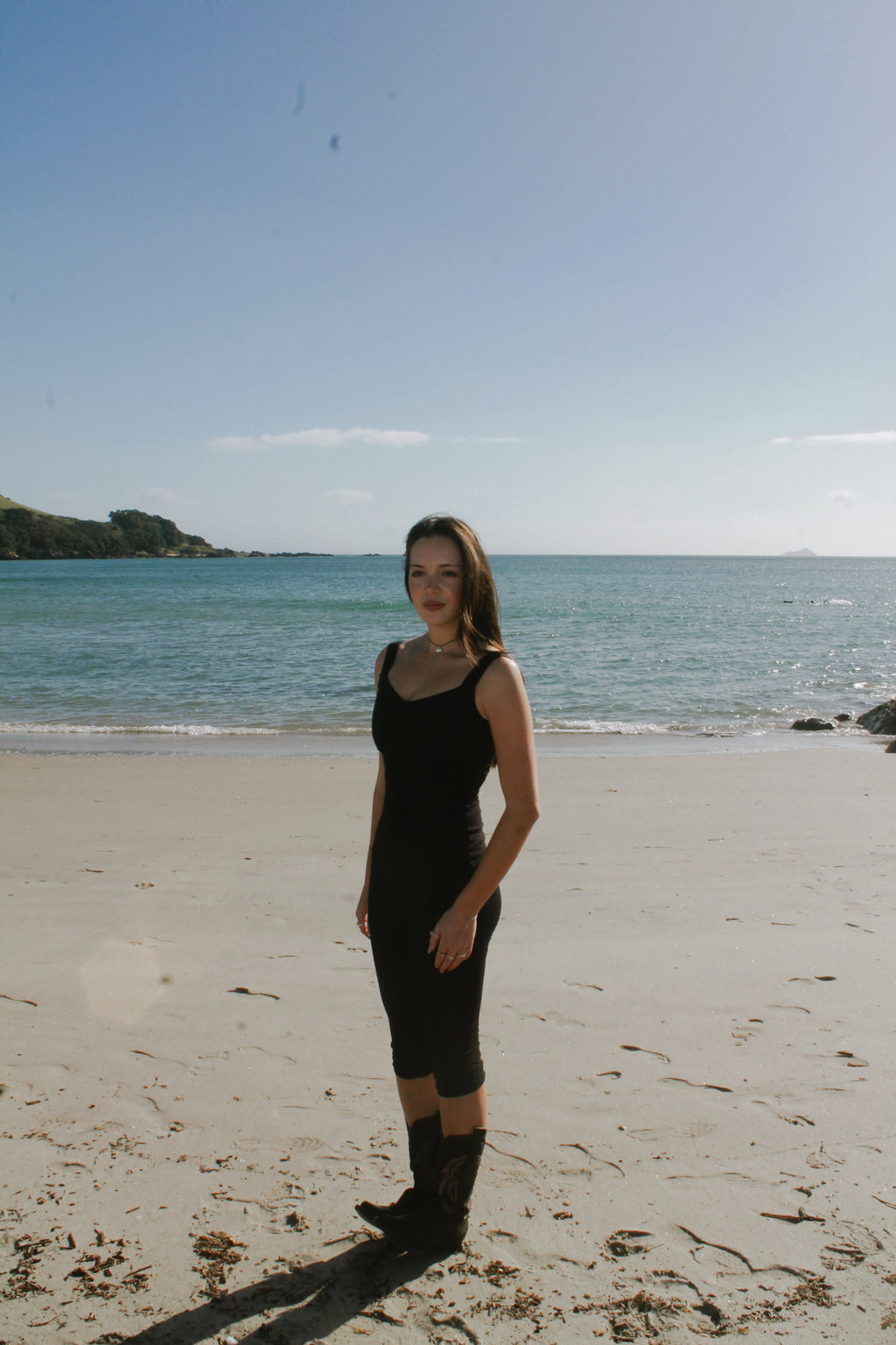 Organic Cotton Cami Black