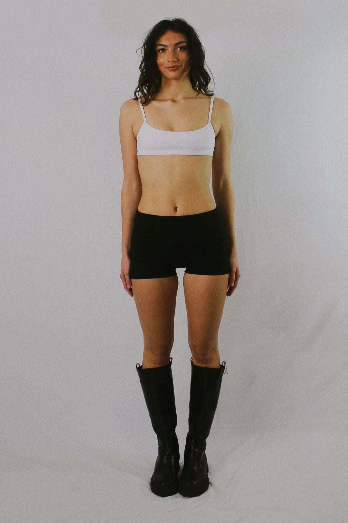 Organic Cotton Micro Bra White