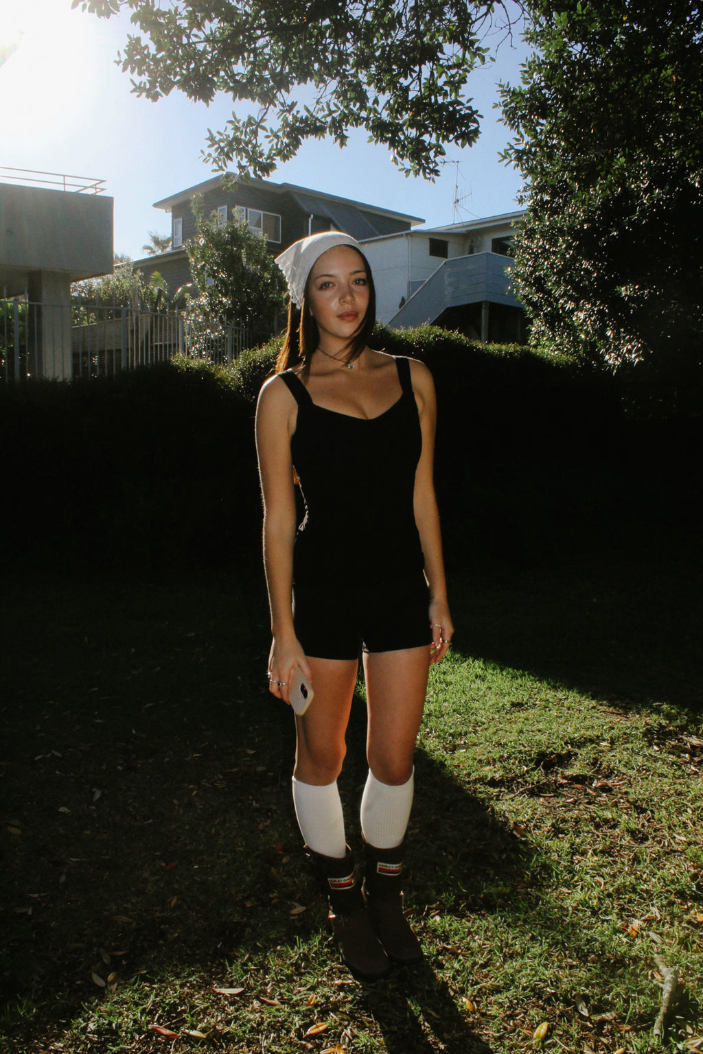 Organic Cotton Cami Black