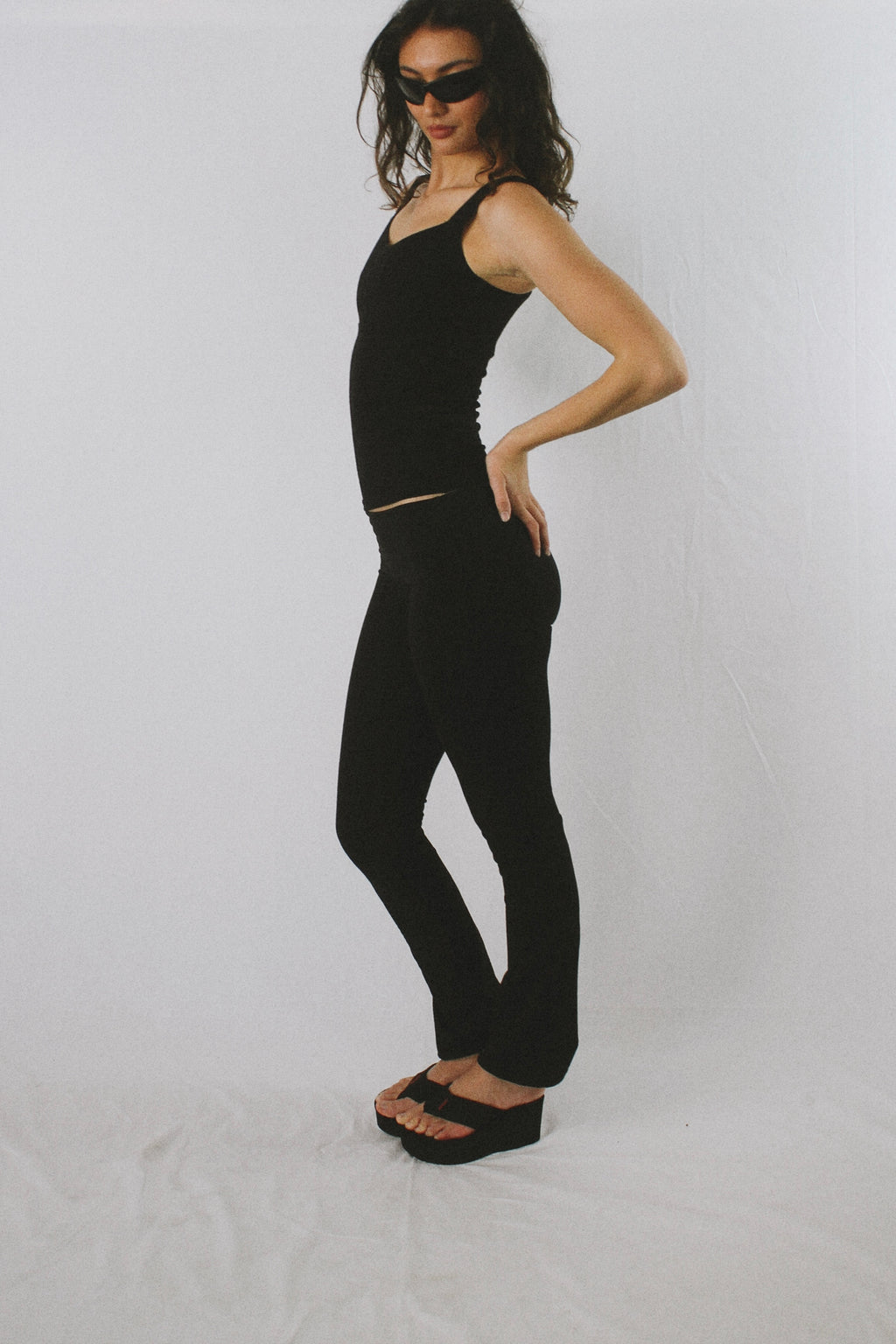 Organic Cotton Cami Black