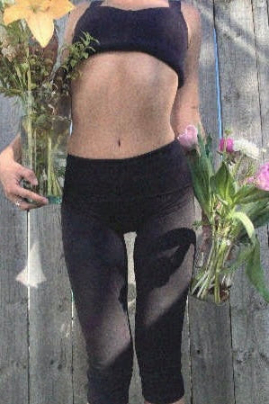 Organic Cotton Capri Black
