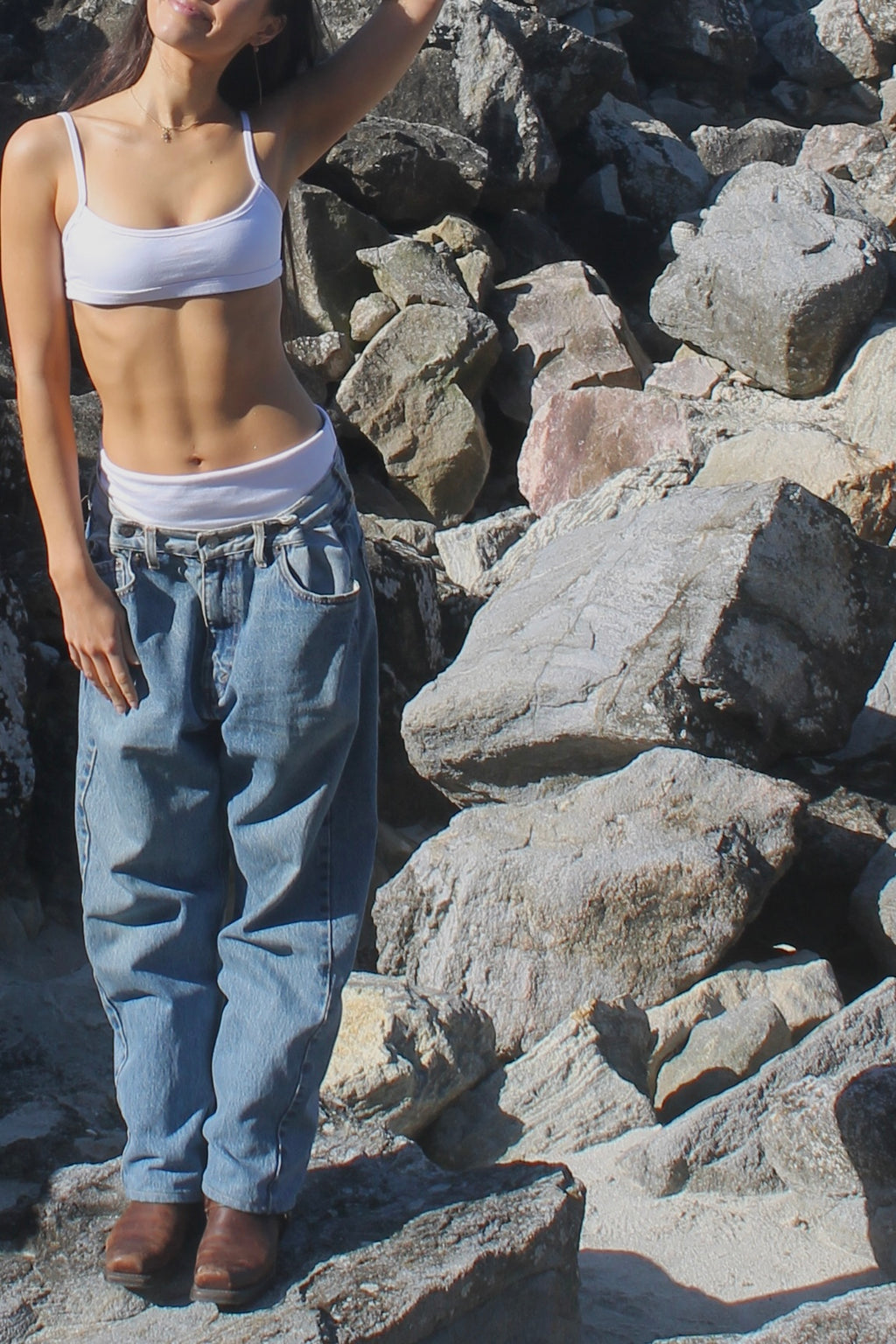 Organic Cotton Micro Bra White